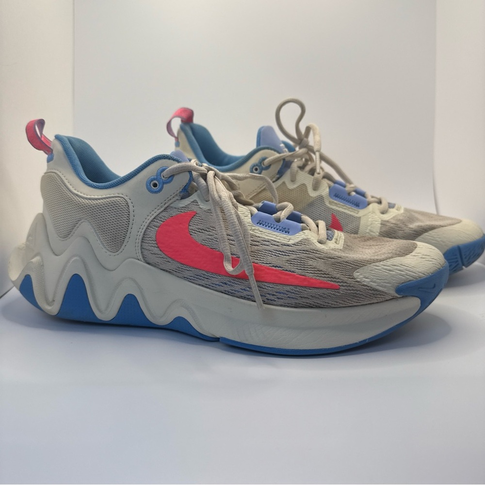 Nike Giannis Immortality 2 Men’s 9.5 Coconut Milk Hot Punch Sneakers 2023 Cream